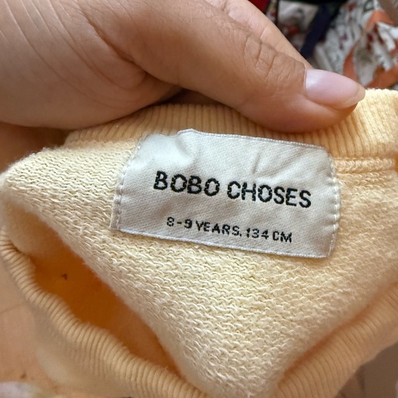 Bobo Choses Kids Butter Yellow Rainbow Sweatshirt - Picture 4 of 6